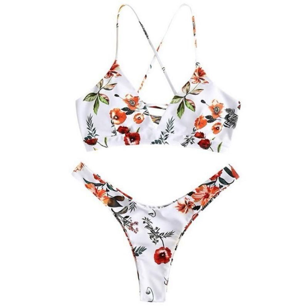 ✨Zaful Floral Two Piece Bikini Set✨